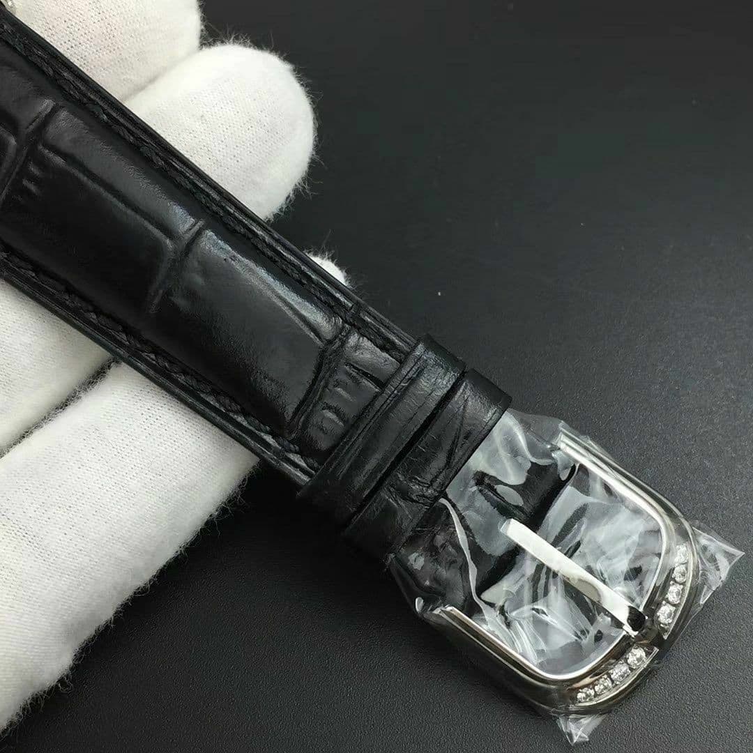 Casablanca RS Full Paved Diamonds White/Black Dial on Black Leather Strap MIYOTA 8215 Casablanca RS Full Paved Diamonds White/Black Dial on Black Leather Strap MIYOTA 8215