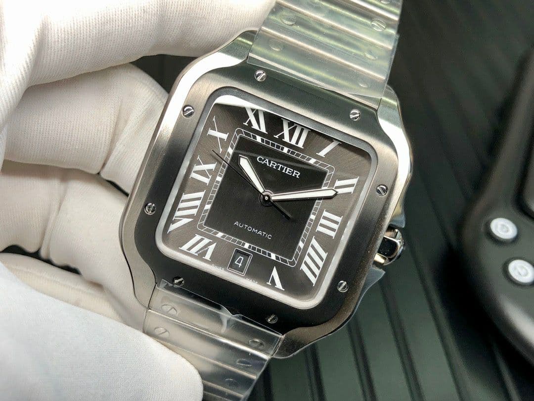 Santos de Cartier 40mm SS/PVD GF 1:1 Best Edition White Dial on YG SmartLinks Bracelet MIYOTA 9015 V2 Santos de Cartier 40mm SS/PVD GF 1:1 Best Edition White Dial on YG SmartLinks Bracelet MIYOTA 9015 V2