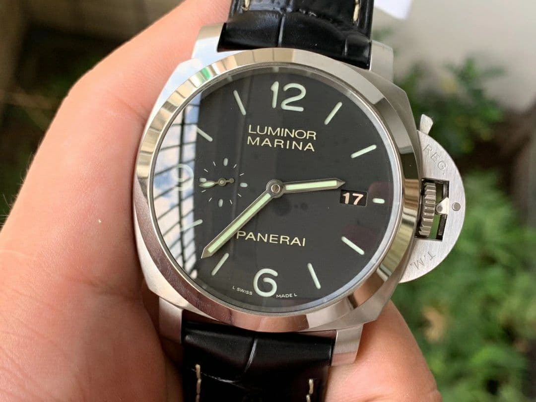 PAM312 R VSF 1:1 Best Edition on Black Leather Strap P.9000 Super Clone V2 PAM312 R VSF 1:1 Best Edition on Black Leather Strap P.9000 Super Clone V2