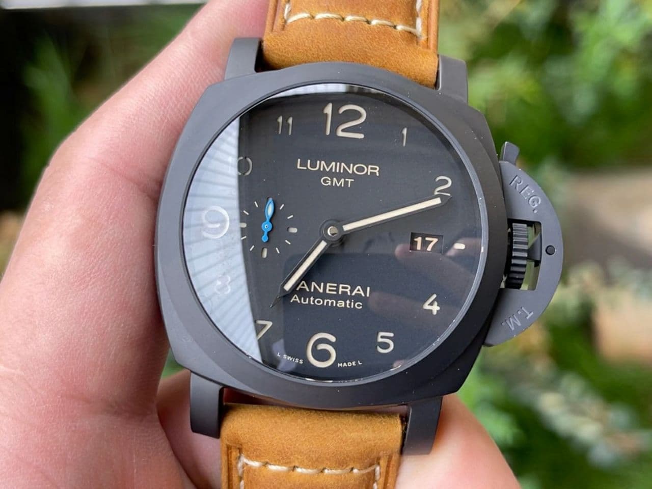 PAM1441 U VSF 1:1 Best Edition Black Dial on Brown Asso Strap P.9011 Super Clone PAM1441 U VSF 1:1 Best Edition Black Dial on Brown Asso Strap P.9011 Super Clone