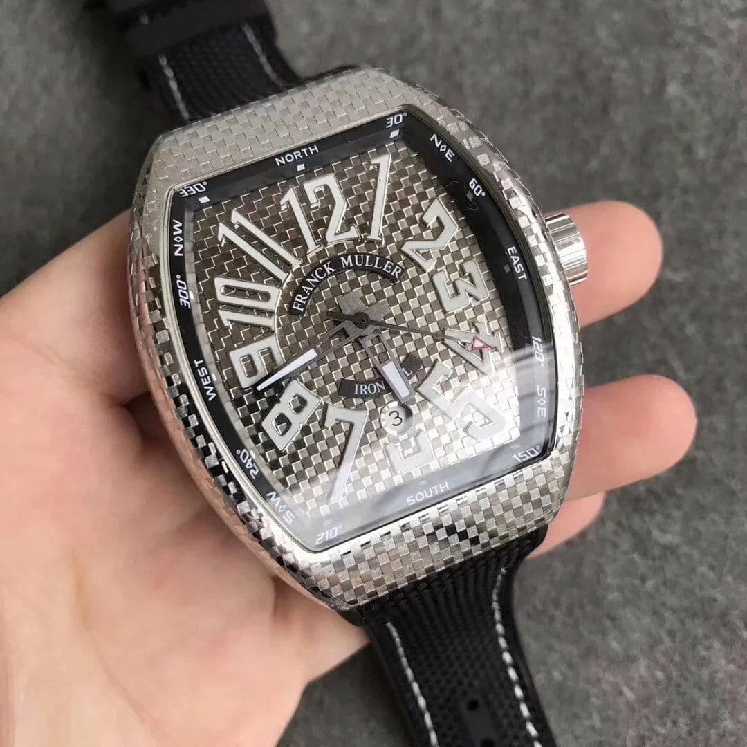 Franck Muller Vanguard PXL SS/NY Silver White/Num Asia 2824 Franck Muller Vanguard PXL SS/NY Silver White/Num Asia 2824