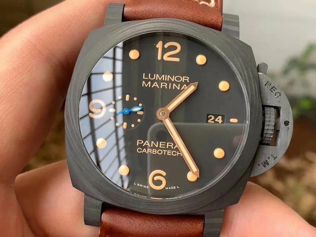 Pan Luna Chocolate Dial Lither Strap Pan Luna Chocolate Dial Lither Strap