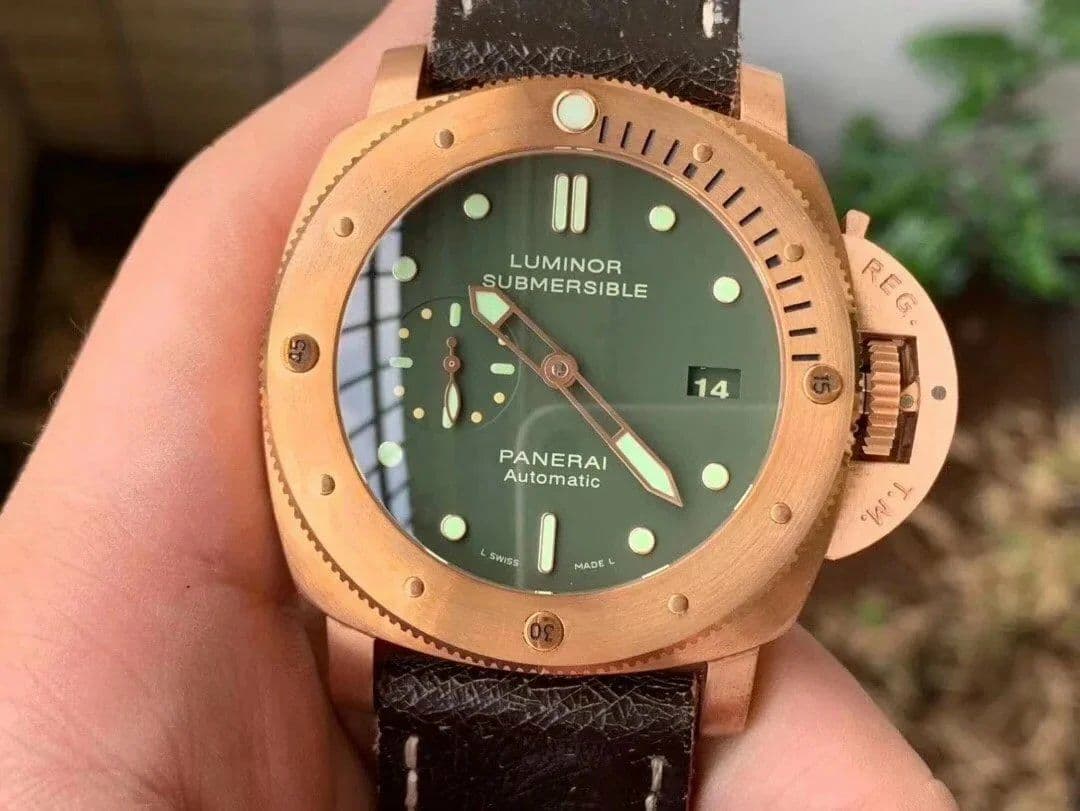 PAM382 N Bronzo VSF 1:1 Best Edition on Brown Distressed Calfskin Strap P.9000 Super Clone V2 PAM382 N Bronzo VSF 1:1 Best Edition on Brown Distressed Calfskin Strap P.9000 Super Clone V2
