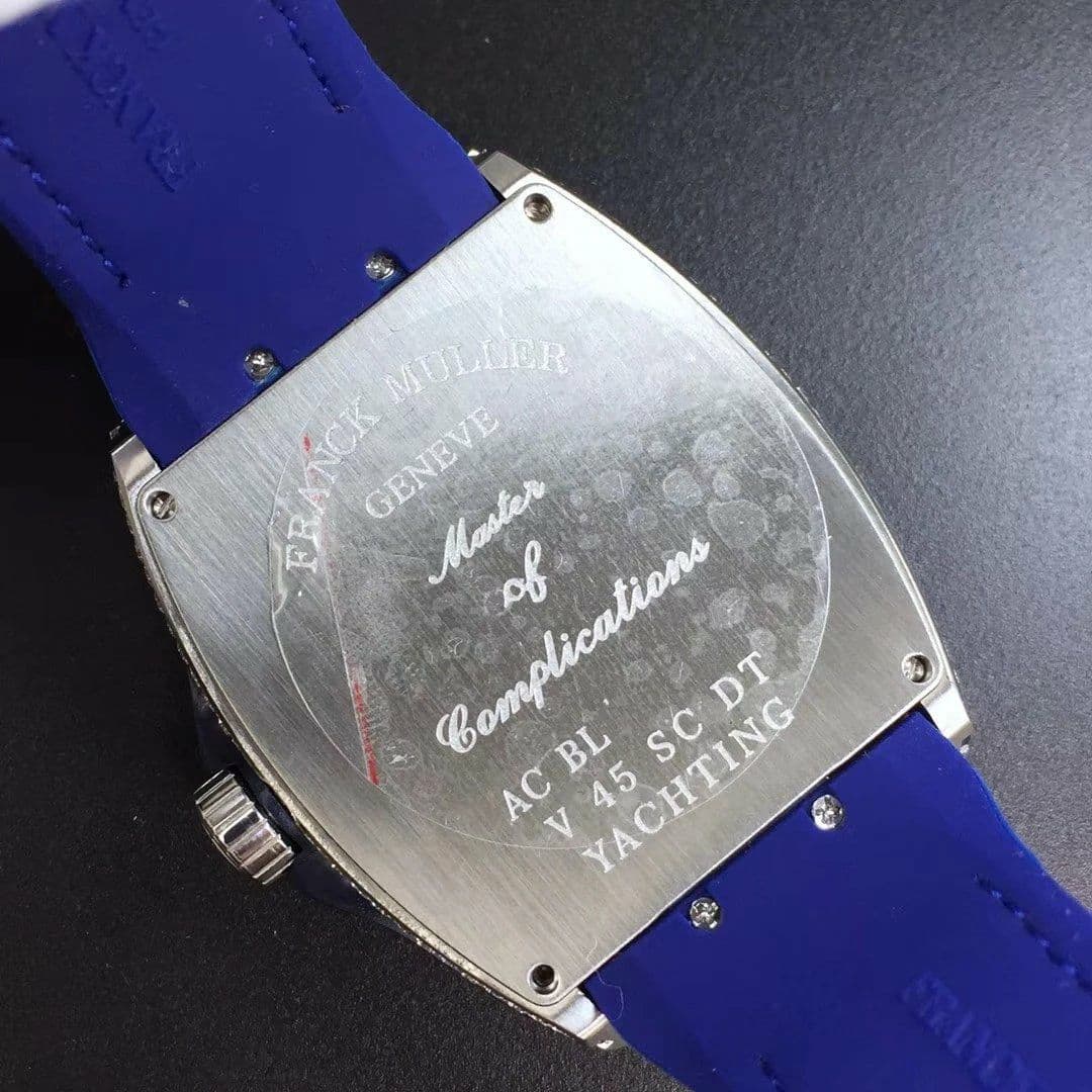 FM Vanguard Mens Yachting Diam V45 SS/NY/RU Blue ZF MY9015 FM Vanguard Mens Yachting Diam V45 SS/NY/RU Blue ZF MY9015