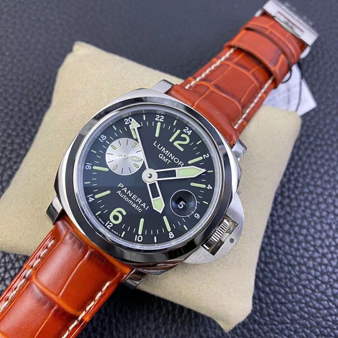 PAM088 R Luminor GMT 44mm VSF 1:1 Best Edition on Brown Leather Strap P.9001 Super Clone PAM088 R Luminor GMT 44mm VSF 1:1 Best Edition on Brown Leather Strap P.9001 Super Clone