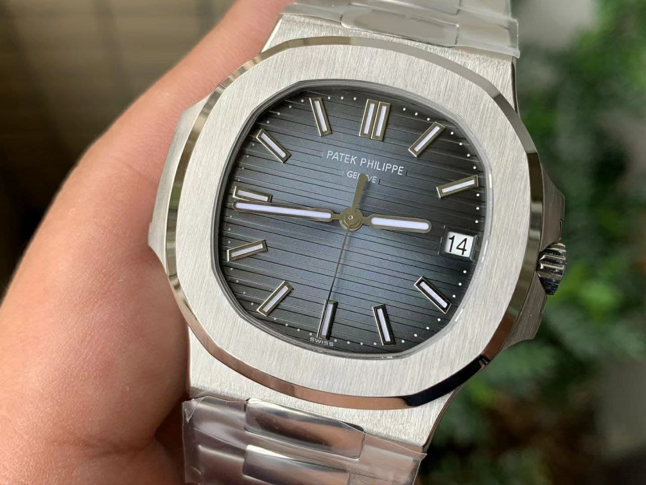 Nautilus 5711/1A 3KF 1:1 Best Edition Blue Textured Dial on SS Bracelet A324 Super Clone V2 Nautilus 5711/1A 3KF 1:1 Best Edition Blue Textured Dial on SS Bracelet A324 Super Clone V2