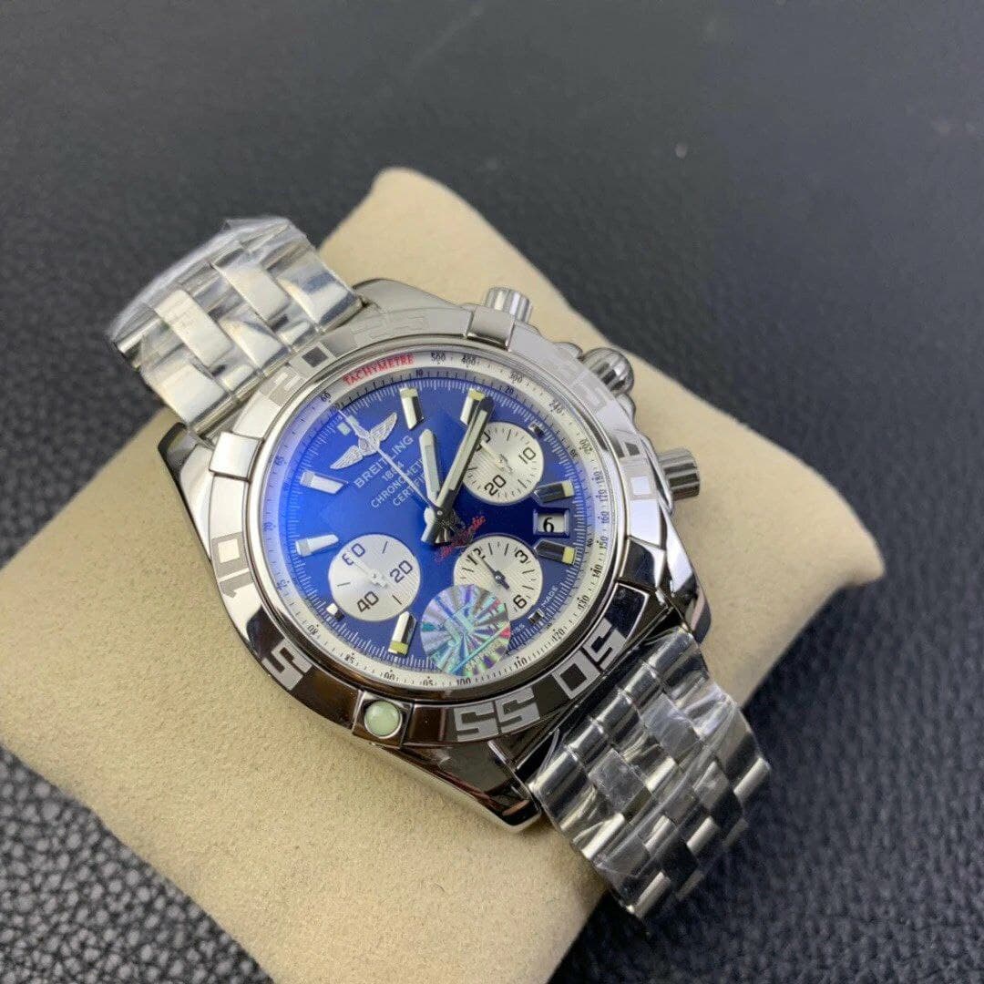 Chronomat B01 44 SS GF 1:1 Best Edition Blue Dial on SS Bracelet Chronomat B01 44 SS GF 1:1 Best Edition Blue Dial on SS Bracelet