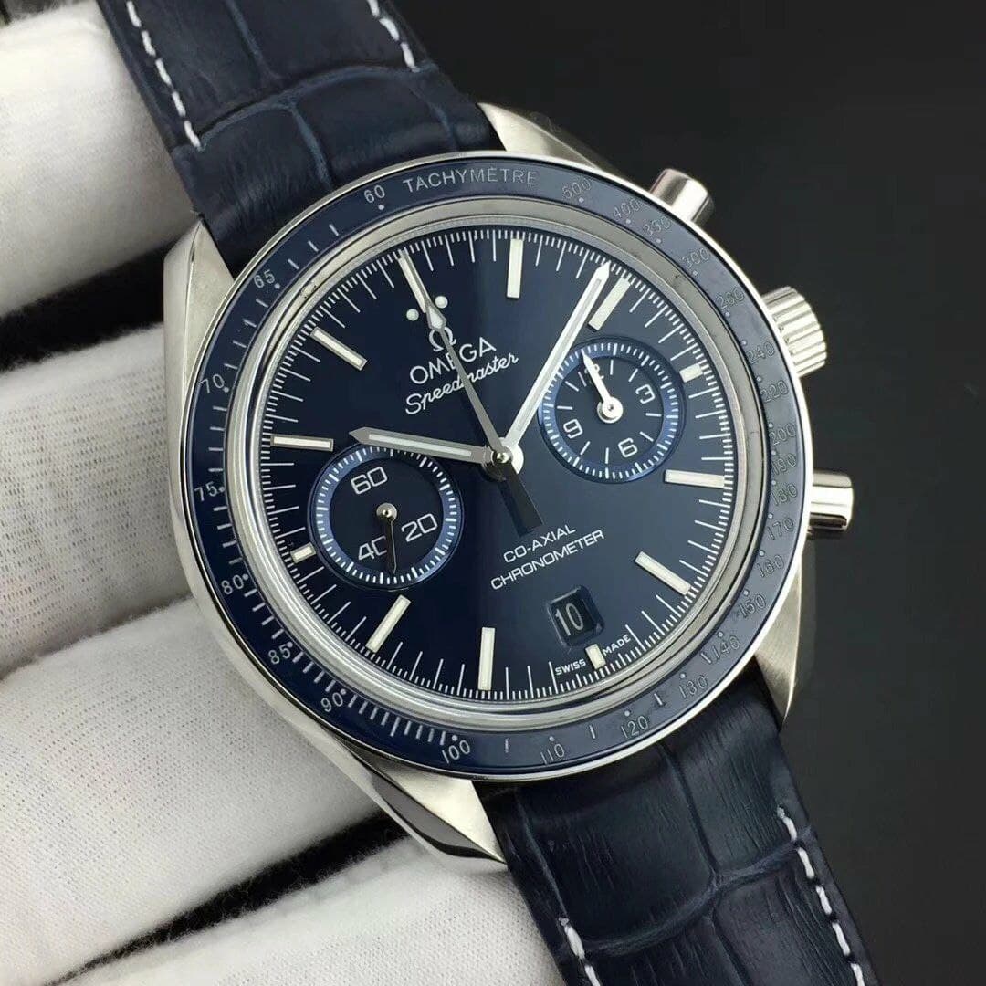 Omega SpeedMaster MoonWatch SS/LE Blue 1:1 Best Edition Omega SpeedMaster MoonWatch SS/LE Blue 1:1 Best Edition