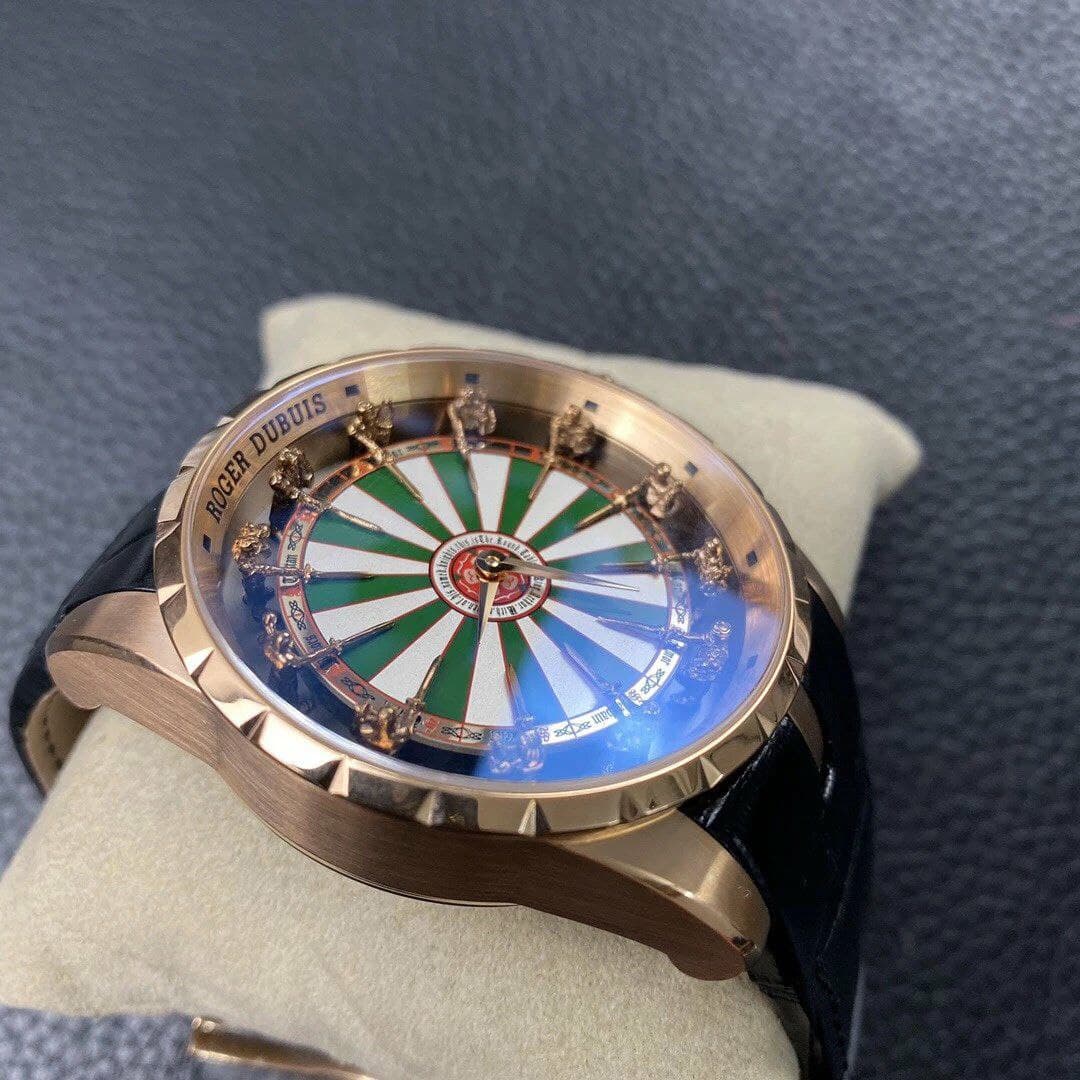 Excalibur Knights of the Round Table II RG 1:1 Best Edition Chessboard Dial on Black Leather Strap MIYOTA 9015 Excalibur Knights of the Round Table II RG 1:1 Best Edition Chessboard Dial on Black Leather Strap MIYOTA 9015