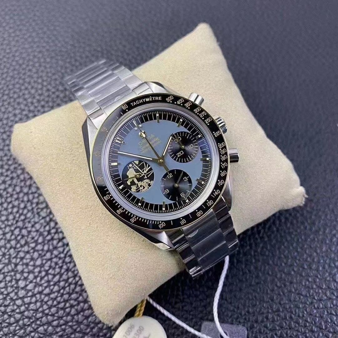 Speedmaster 50th Anniversary of The Moon Landing 1:1 Best Edition on SS Bracelet Manual Winding Chrono Movement Speedmaster 50th Anniversary of The Moon Landing 1:1 Best Edition on SS Bracelet Manual Winding Chrono Movement