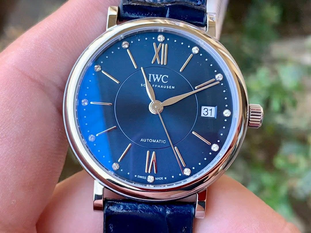 Portofino 37mm SS V7F 1:1 Best Edition Blue Dial on Blue Leather Strap Portofino 37mm SS V7F 1:1 Best Edition Blue Dial on Blue Leather Strap