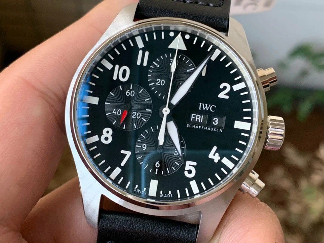 TOP GUN SS AZF 1:1 Best Edition on Black Leather Strap TOP GUN SS AZF 1:1 Best Edition on Black Leather Strap