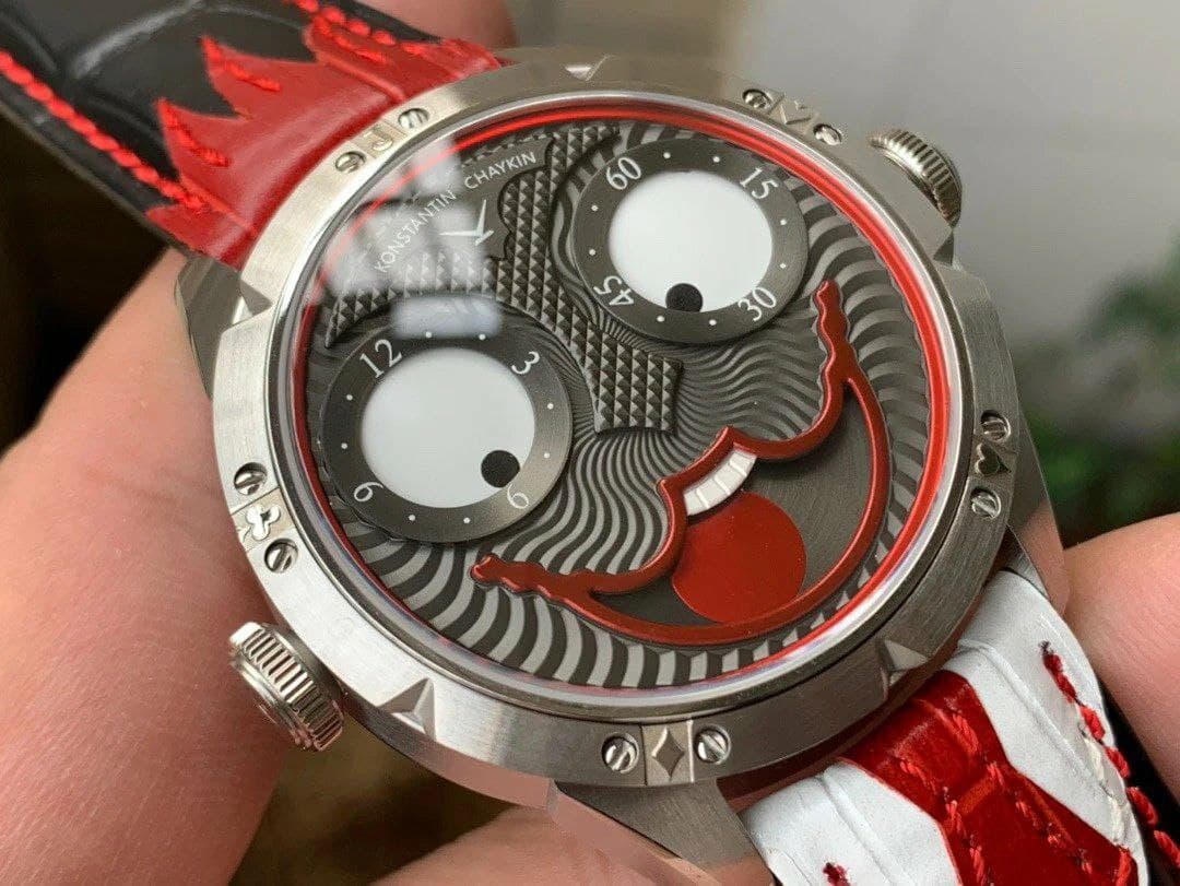 Konstantin Chaykin Joker Grey Dial 24collector leather strap Konstantin Chaykin Joker Grey Dial 24collector leather strap