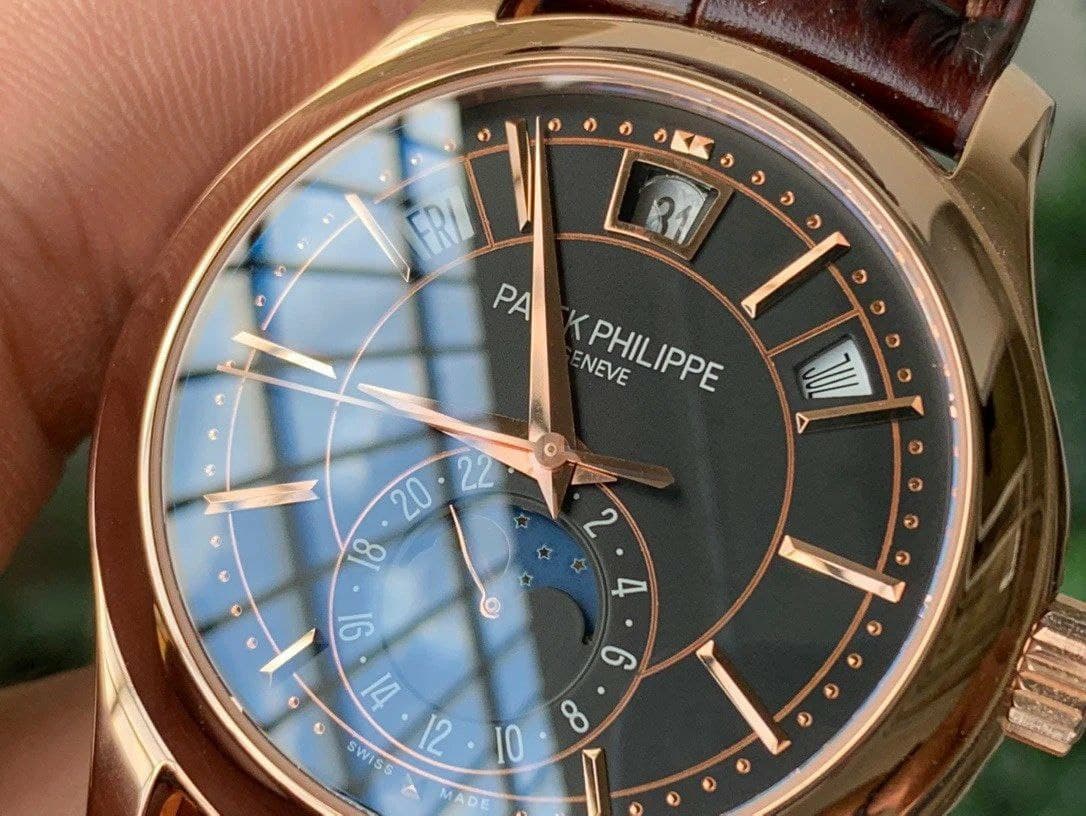 Complications Series Moonphase RG KMF Black Dial on Brown Leather Strap Cal.324 Complications Series Moonphase RG KMF Black Dial on Brown Leather Strap Cal.324
