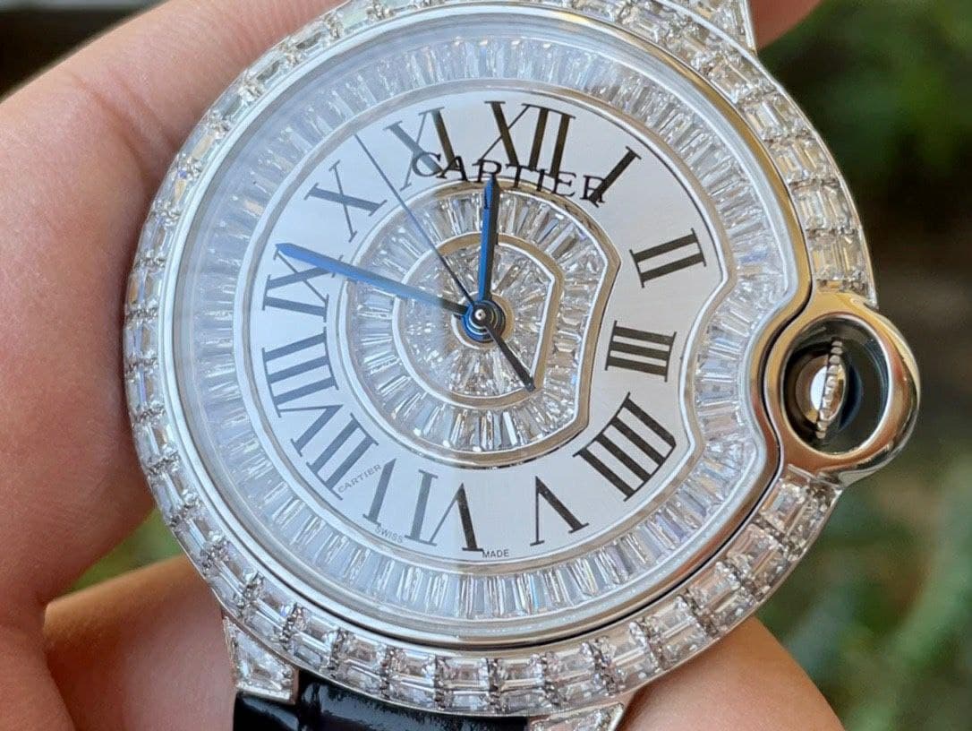 Cartier Ballon Gold Case Diamond 42mm Diam SS/LS Cartier Ballon Gold Case Diamond 42mm Diam SS/LS