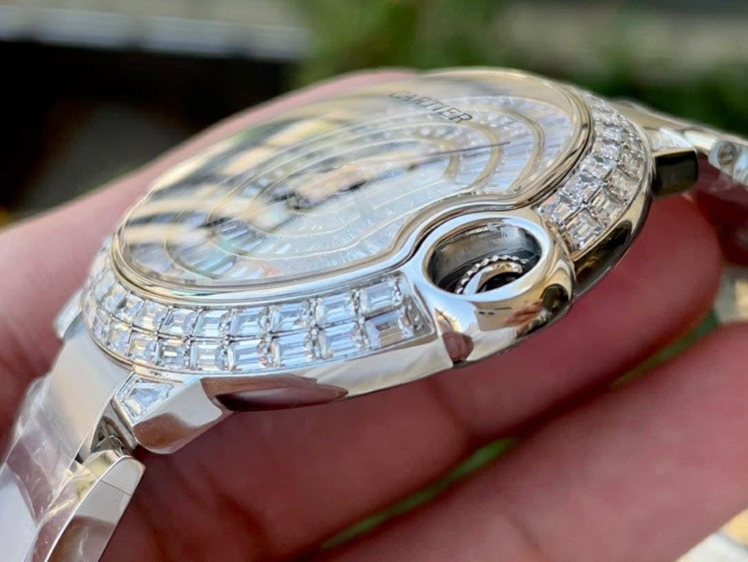 Cartier Ballon Gold Case Diamond 42mm Diam SS/SS Cartier Ballon Gold Case Diamond 42mm Diam SS/SS