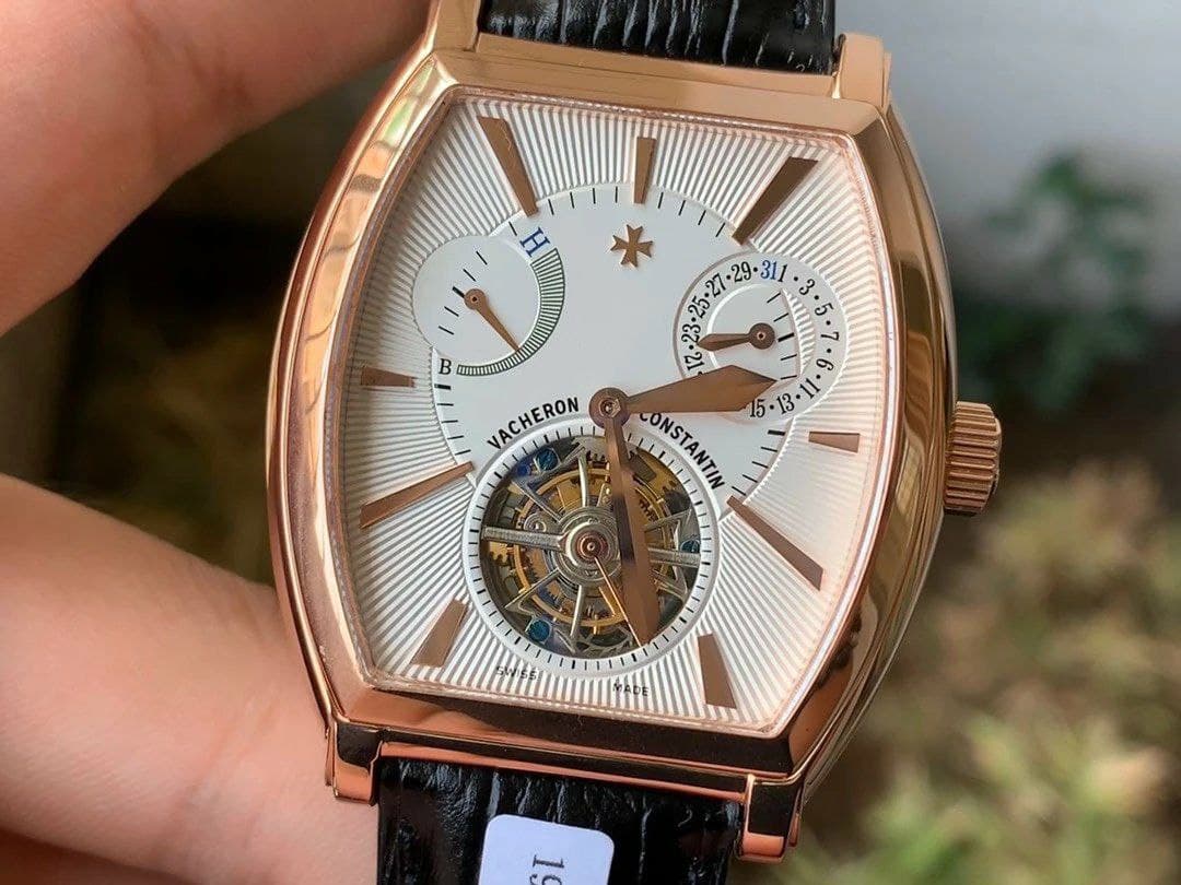 Malte Tourbillon SS Skeleton White Dial on Black Leather Strap 1:1 Best Edition Version Malte Tourbillon SS Skeleton White Dial on Black Leather Strap 1:1 Best Edition Version