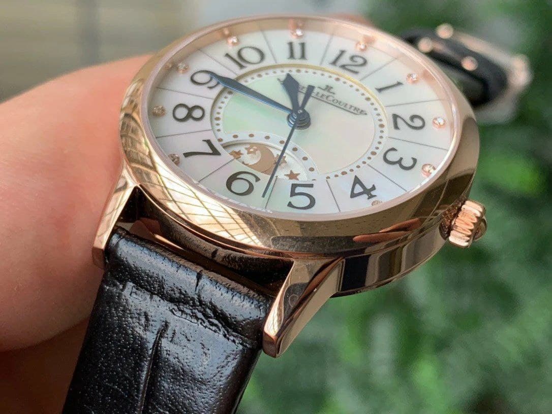 Rendez-Vous Night & Day RG ZF 1:1 Best Edition White Dial Black Markers Bezel on Black Leather Strap A898 Rendez-Vous Night & Day RG ZF 1:1 Best Edition White Dial Black Markers Bezel on Black Leather Strap A898