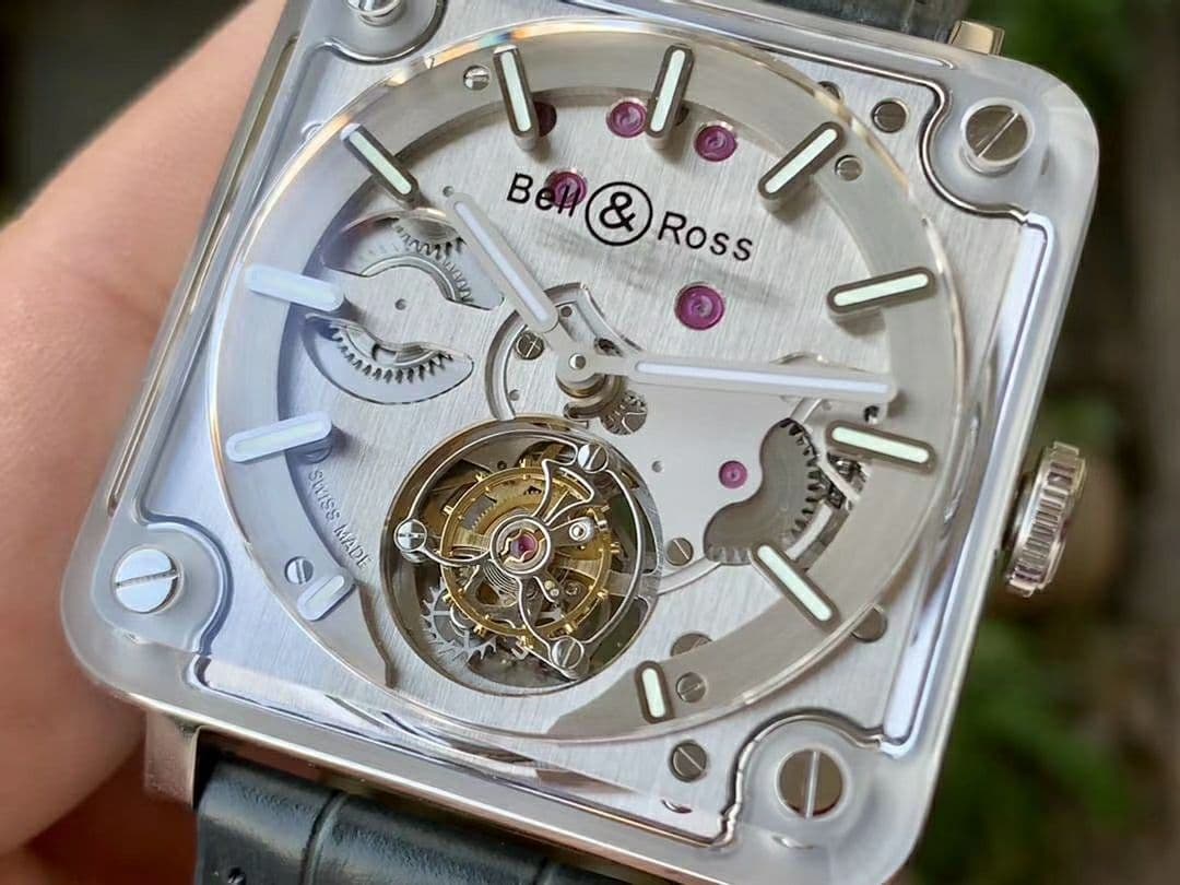 BR-X2 Sapphire Tourbillon BBR Best Edition Steel Dial on Gray Leather Strap V2 BR-X2 Sapphire Tourbillon BBR Best Edition Steel Dial on Gray Leather Strap V2