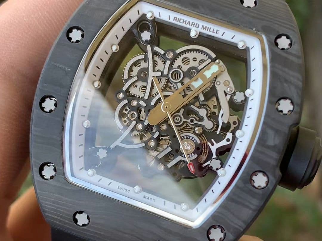 RM055 NTPT KVF Best Edition Skeleton Dial Gold on White Rubber Strap MIYOTA8215 V3 (Copy) RM055 NTPT KVF Best Edition Skeleton Dial Gold on White Rubber Strap MIYOTA8215 V3 (Copy)