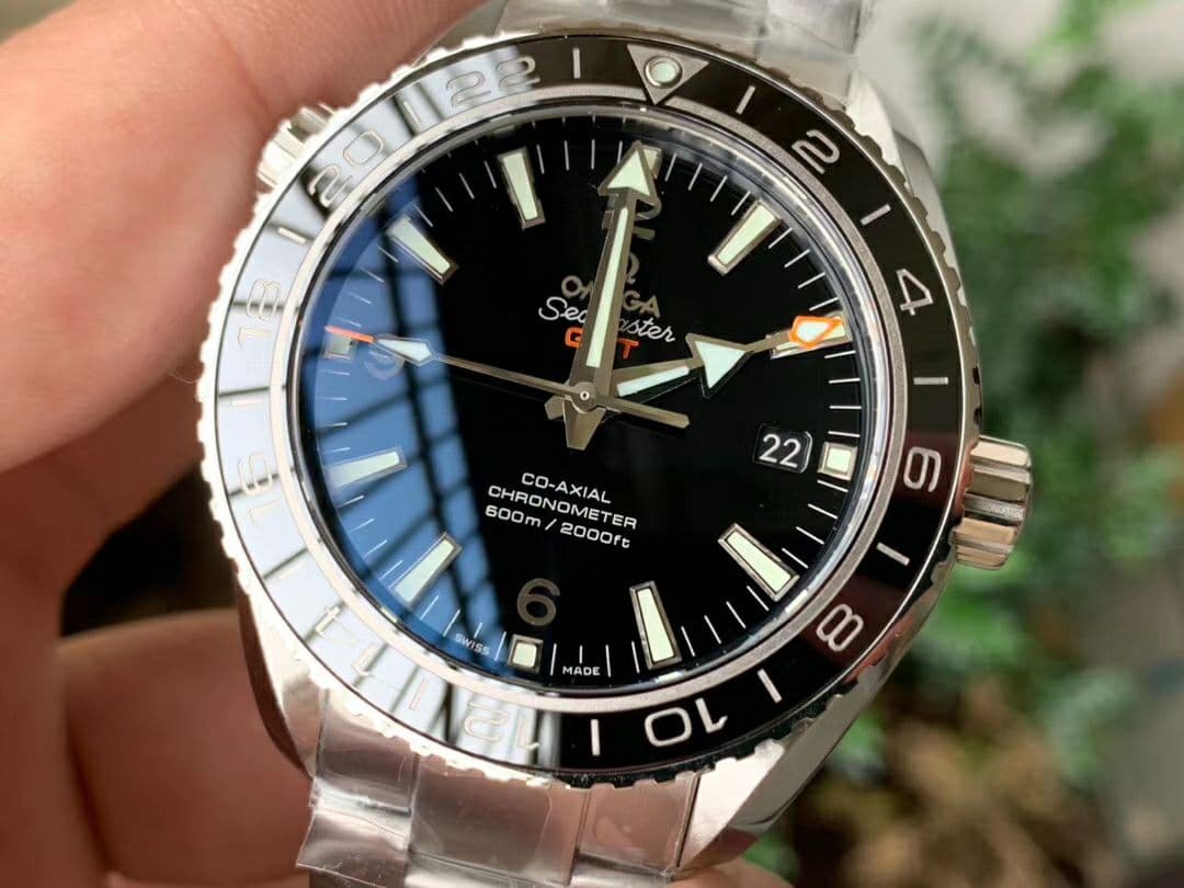 Planet Ocean 600M GMT 43.5mm VSF 1:1 Best Edition Black Dial SS Markers on SS Bracelet A8605 Super Clone Planet Ocean 600M GMT 43.5mm VSF 1:1 Best Edition Black Dial SS Markers on SS Bracelet A8605 Super Clone