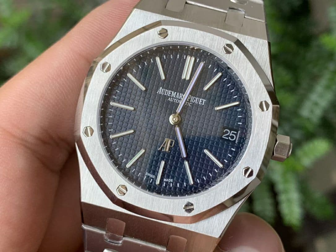 AP0641 - Royal Oak Jumbo Extra Thin 15202 SS/SS Blue ZF A2121 AP0641 - Royal Oak Jumbo Extra Thin 15202 SS/SS Blue ZF A2121