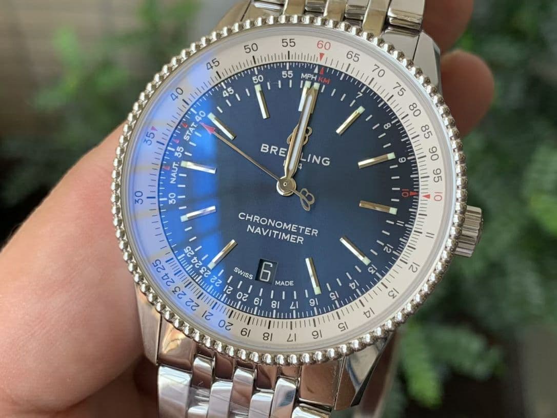 Navitimer 1 SS 38mm TF 1:1 Best Edition White Bezel Blue Dial on SS Bracelet A2824 $338.00 Navitimer 1 SS 38mm TF 1:1 Best Edition White Bezel Blue Dial on SS Bracelet A2824 $338.00