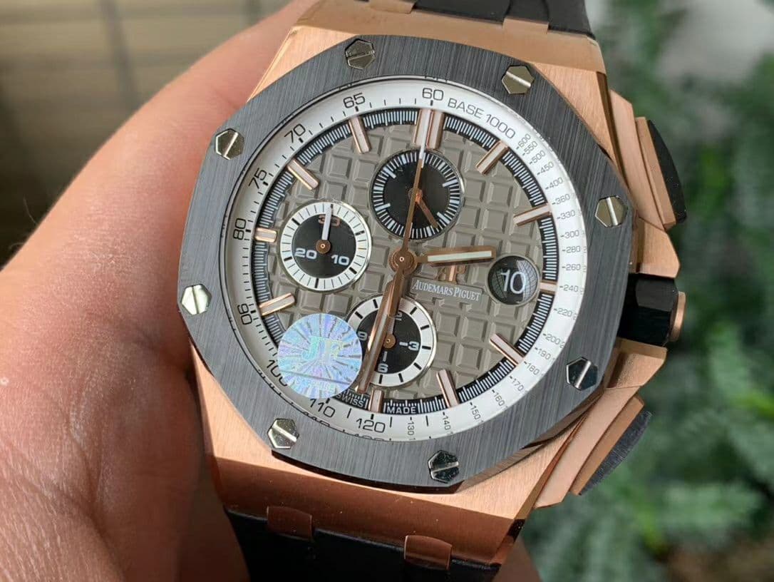 Royal Oak Offshore 44mm RG Germany Edition JF 1:1 Best Edition on Rubber Strap A3126 V2 Royal Oak Offshore 44mm RG Germany Edition JF 1:1 Best Edition on Rubber Strap A3126 V2