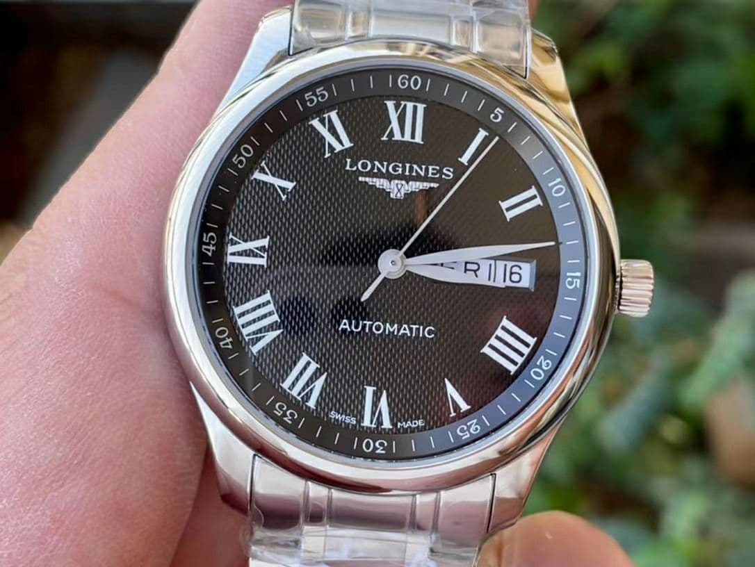 LON033D - Longines Master Moonphase SS/SS Black/Rome GSF A899 LON033D - Longines Master Moonphase SS/SS Black/Rome GSF A899