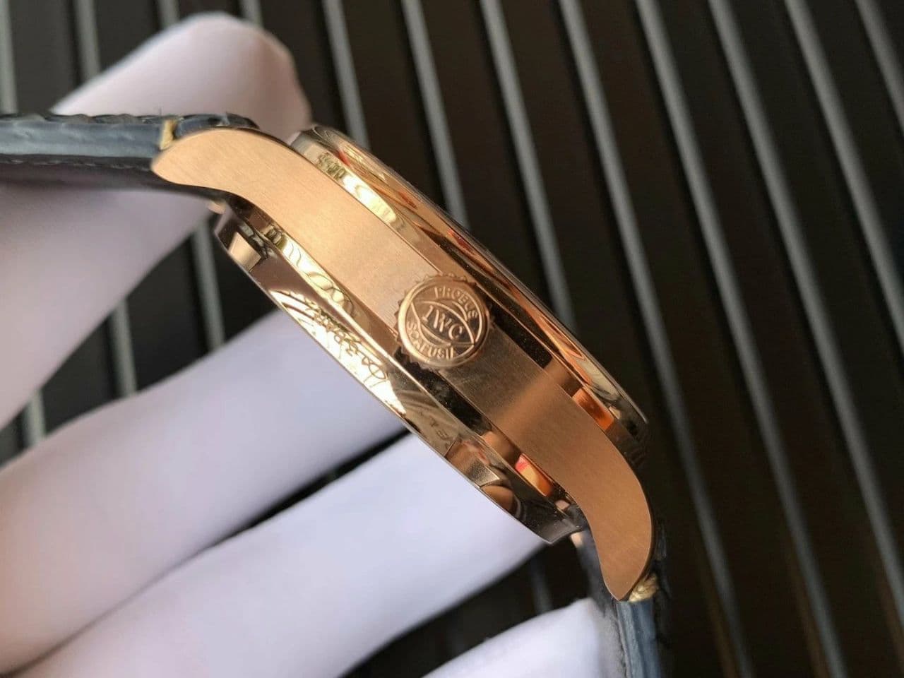 IWC PORTUGUESE CHRONO IW371606 ZF 1:1 BEST EDITION BLUE DIAL ON BLUE LEATHER STRAP A69355 IWC PORTUGUESE CHRONO IW371606 ZF 1:1 BEST EDITION BLUE DIAL ON BLUE LEATHER STRAP A69355
