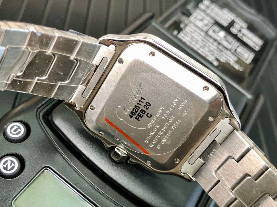 Santos de Cartier 40mm SS/YG GF 1:1 Best Edition White Dial on YG SmartLinks Bracelet MIYOTA 9015 V2 Santos de Cartier 40mm SS/YG GF 1:1 Best Edition White Dial on YG SmartLinks Bracelet MIYOTA 9015 V2