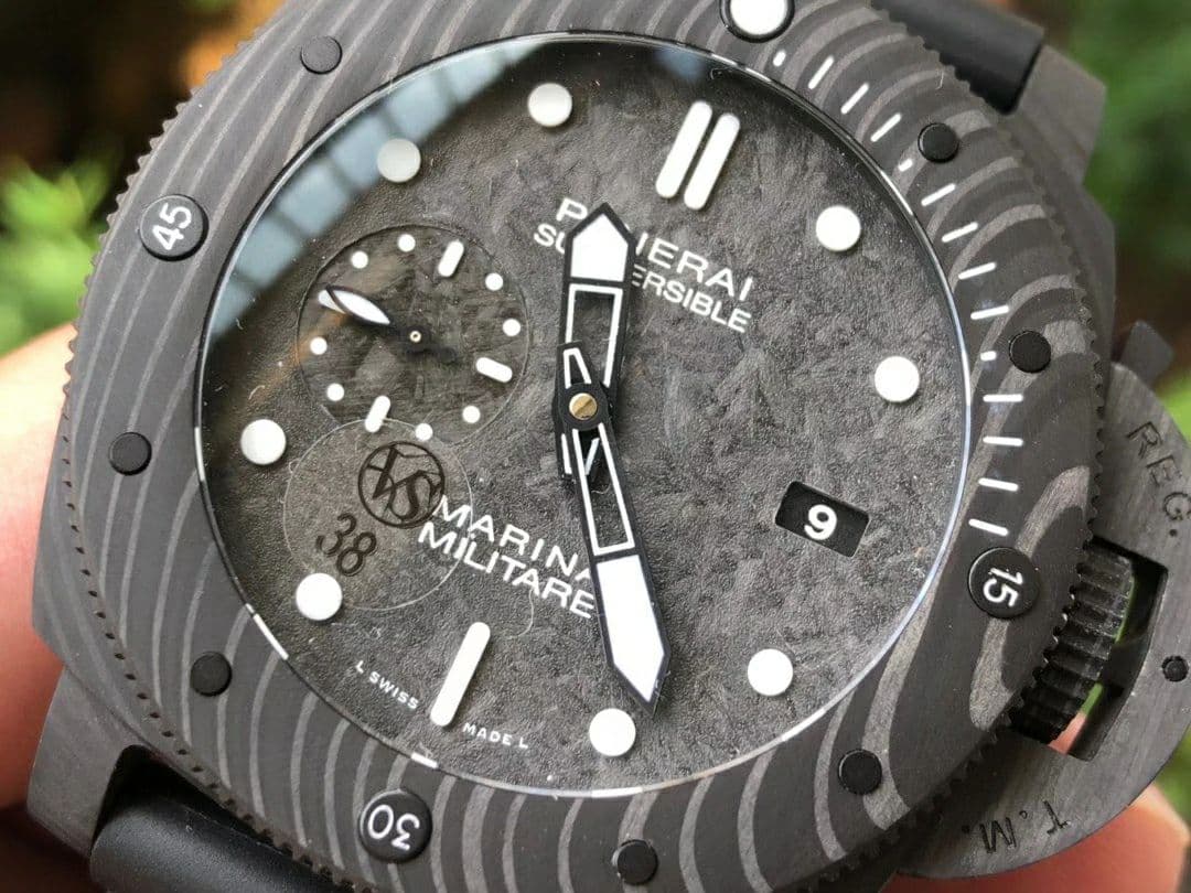 PAM979 Carbotech VSF Best Edition Carbon Dial on Rubber Strap P.9010 Clone PAM979 Carbotech VSF Best Edition Carbon Dial on Rubber Strap P.9010 Clone