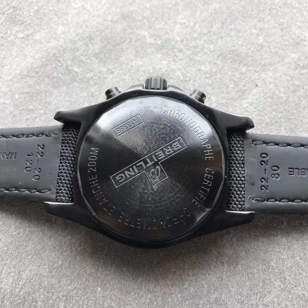 Colt Chronograph 44mm PVD Black Textured Dial on Black Rubber Strap A7750 Colt Chronograph 44mm PVD Black Textured Dial on Black Rubber Strap A7750
