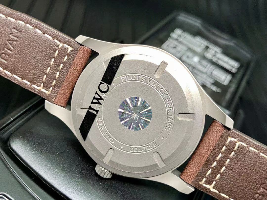 Mark XVIII IW327006 Titanium V7F 1:1 Best Edition Black Dial on Brown Leather Strap A2892 Mark XVIII IW327006 Titanium V7F 1:1 Best Edition Black Dial on Brown Leather Strap A2892