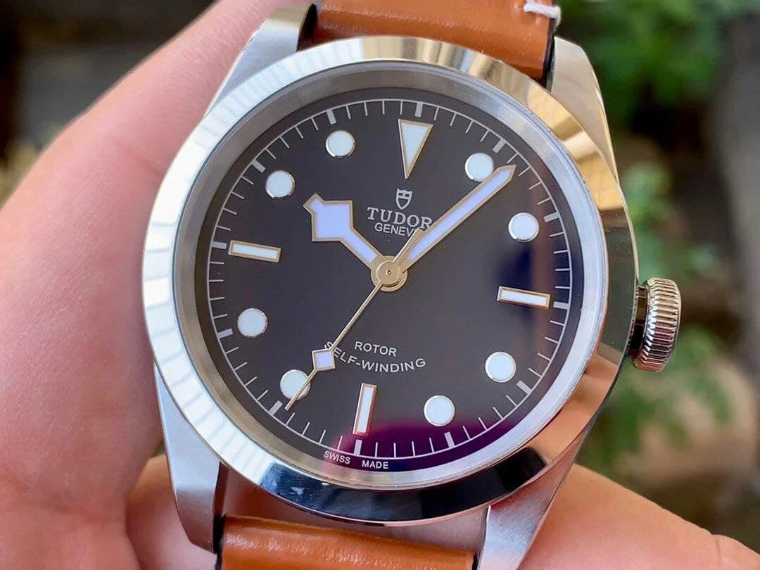 Black Bay 41 LF 1:1 Best Edition Blue Dial on Brown Leather Strap A2824 Black Bay 41 LF 1:1 Best Edition Blue Dial on Brown Leather Strap A2824