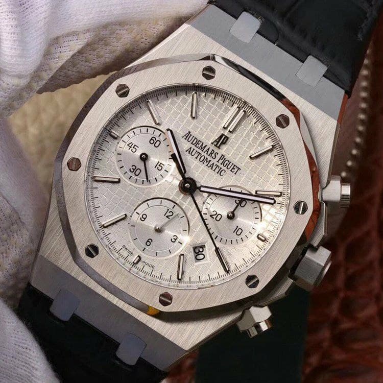 AP0608A - Royal Oak Chronograph 1:1 Best Edition 26331ST SS/LE White AP0608A - Royal Oak Chronograph 1:1 Best Edition 26331ST SS/LE White