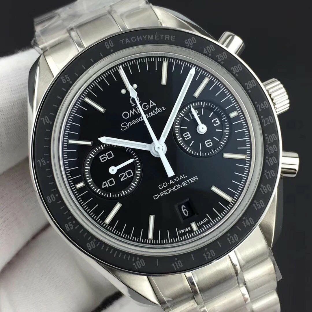 Omega Speedmaster Moonwatch SS/SS Black Omega Speedmaster Moonwatch SS/SS Black