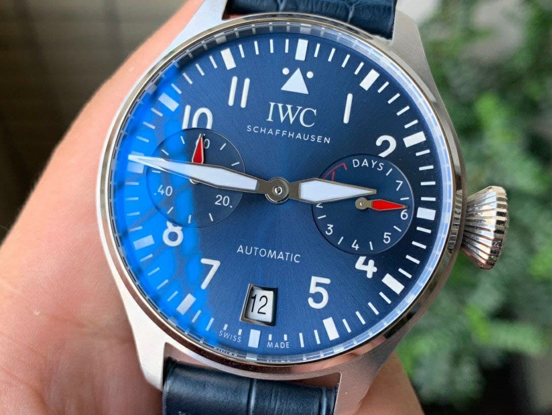 Big Pilot IW501008 "Boutique London" SS Best Edition Blue Dial on Blue Leather Strap Big Pilot IW501008 "Boutique London" SS Best Edition Blue Dial on Blue Leather Strap