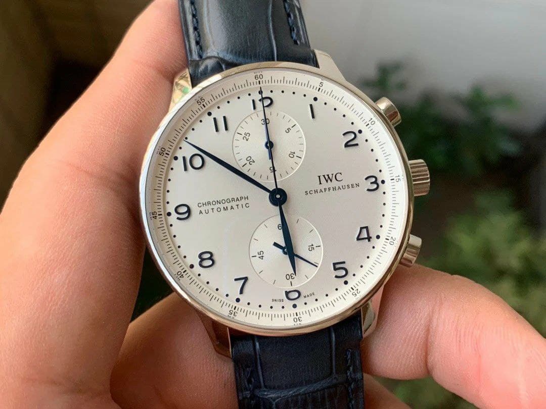 Portuguese Chrono IW371605 ZF 1:1 Best Edition White Dial on Black Leather Strap A69355 Portuguese Chrono IW371605 ZF 1:1 Best Edition White Dial on Black Leather Strap A69355
