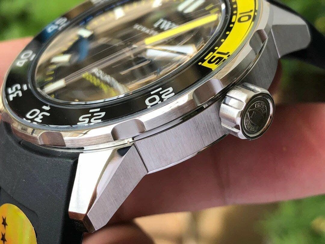 Aquatimer SS IW356802 1:1 Best Edition Black Dial on Black Rubber Strap Aquatimer SS IW356802 1:1 Best Edition Black Dial on Black Rubber Strap