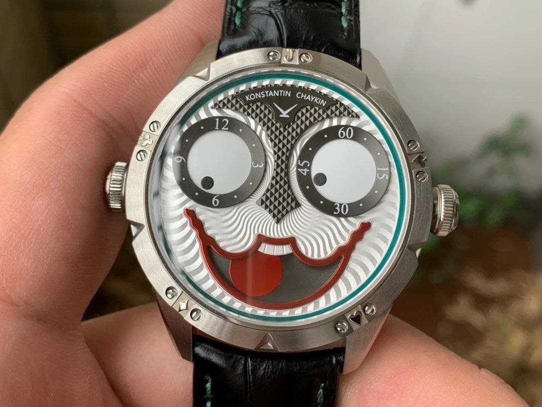 Konstantin Chaykin Joker Grey Dial 24collector leather strap Konstantin Chaykin Joker Grey Dial 24collector leather strap