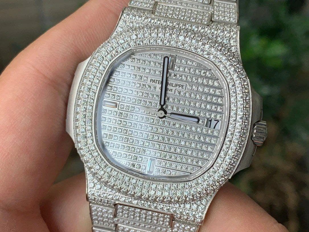 Patek Philippe Nautilus Jumbo 5719 Full Diam SS/SS Diam PPF 1:1 Best Edition Version Patek Philippe Nautilus Jumbo 5719 Full Diam SS/SS Diam PPF 1:1 Best Edition Version