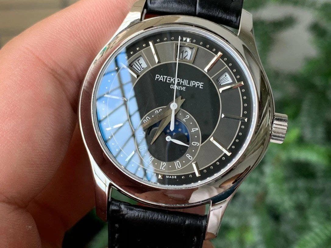 Annual Calendar 5205G GRF Best Edition Gray Dial on Black Leather Strap A324 Annual Calendar 5205G GRF Best Edition Gray Dial on Black Leather Strap A324