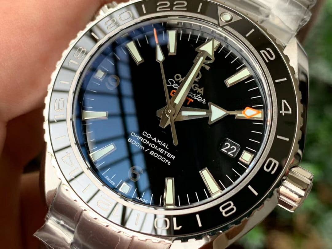 Planet Ocean 600M GMT 43.5mm VSF 1:1 Best Edition Black Dial SS Markers on SS Bracelet A8605 Super Clone Planet Ocean 600M GMT 43.5mm VSF 1:1 Best Edition Black Dial SS Markers on SS Bracelet A8605 Super Clone