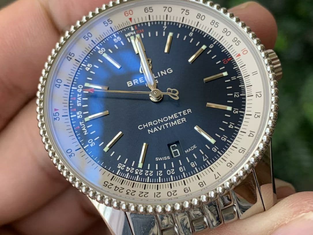 Navitimer 1 SS 38mm TF 1:1 Best Edition White Bezel Blue Dial on SS Bracelet A2824 $338.00 Navitimer 1 SS 38mm TF 1:1 Best Edition White Bezel Blue Dial on SS Bracelet A2824 $338.00
