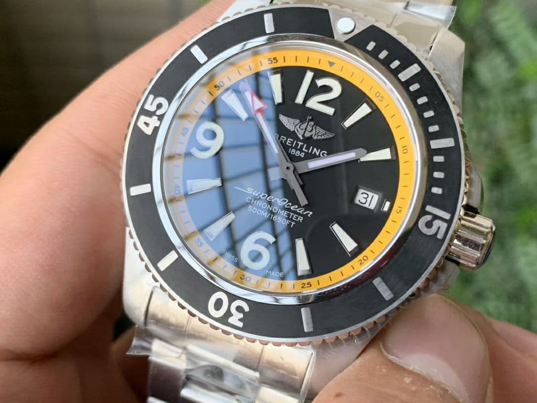 BSW0414D - Superocean 44mm SS/SS Yellow TF Asia 2824 BSW0414D - Superocean 44mm SS/SS Yellow TF Asia 2824