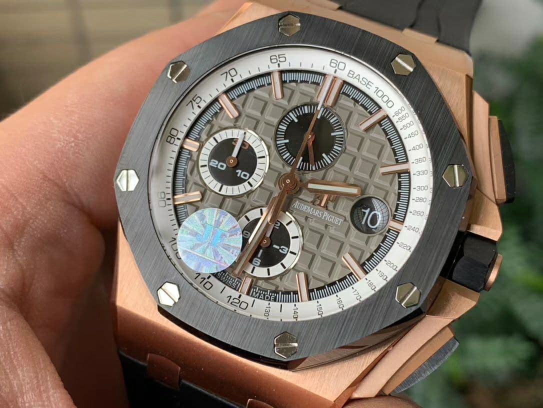 Royal Oak Offshore 44mm RG Germany Edition JF 1:1 Best Edition on Rubber Strap A3126 V2 Royal Oak Offshore 44mm RG Germany Edition JF 1:1 Best Edition on Rubber Strap A3126 V2
