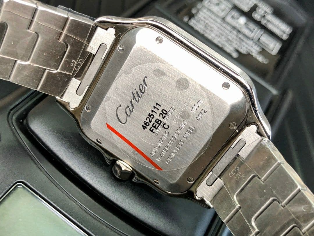 Santos de Cartier 40mm SS/PVD GF 1:1 Best Edition White Dial on YG SmartLinks Bracelet MIYOTA 9015 V2 Santos de Cartier 40mm SS/PVD GF 1:1 Best Edition White Dial on YG SmartLinks Bracelet MIYOTA 9015 V2