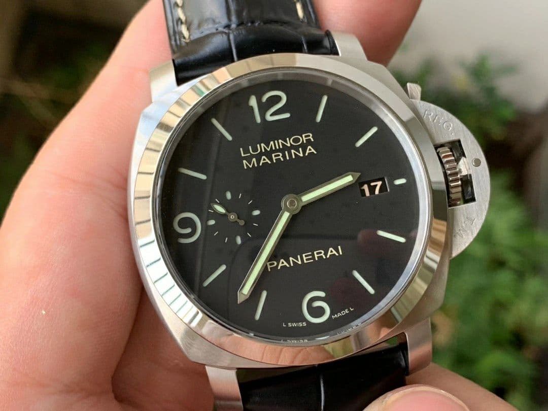 PAM312 R VSF 1:1 Best Edition on Black Leather Strap P.9000 Super Clone V2 PAM312 R VSF 1:1 Best Edition on Black Leather Strap P.9000 Super Clone V2