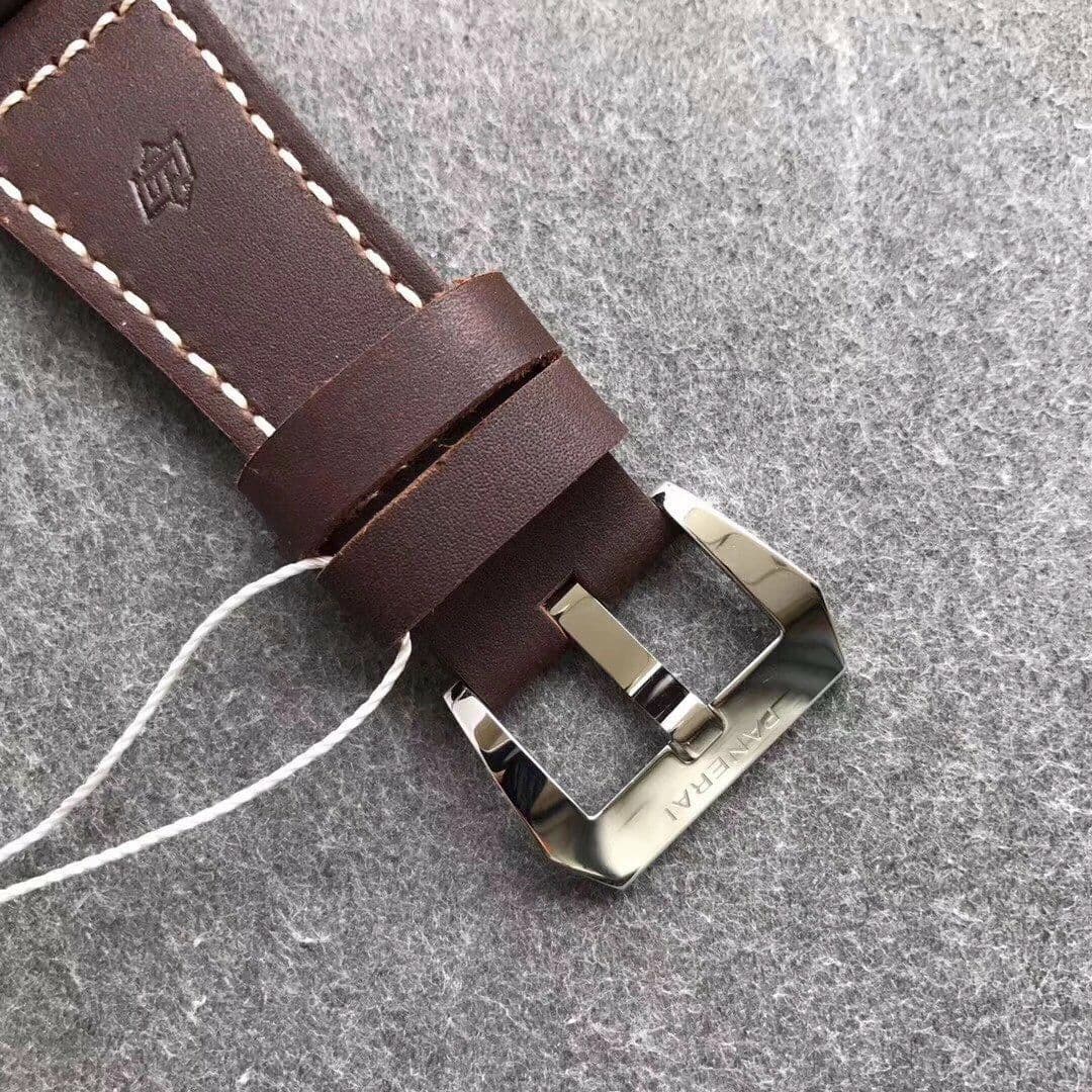 PAM685 Acciaio Brevettato ZF 1:1 Best Edition Black Dial on Brown Leather Strap P.3000 Super Clone PAM685 Acciaio Brevettato ZF 1:1 Best Edition Black Dial on Brown Leather Strap P.3000 Super Clone